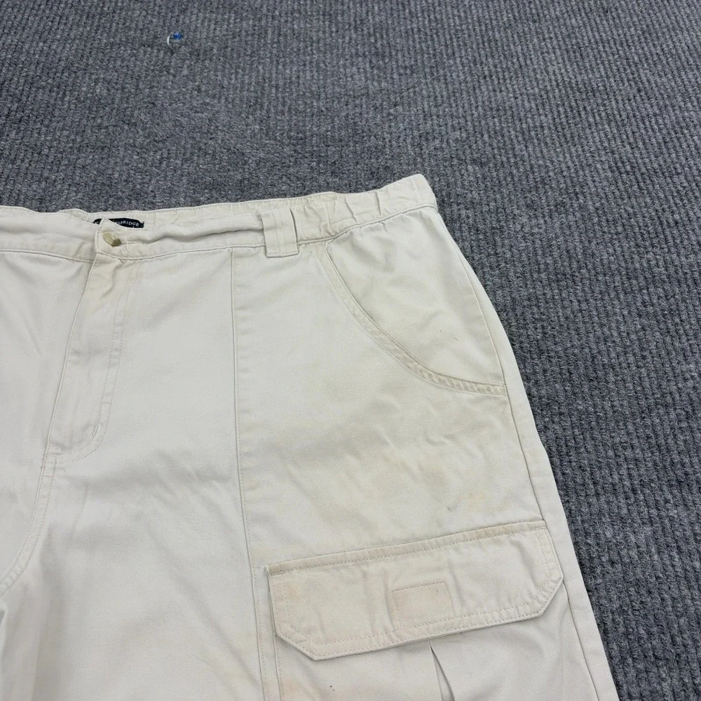 Knightsbridge Cargo Shorts Mens XL Khaki Cotton Pockets Utility Casual Gorpcore